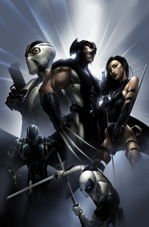 Uncanny X-Force (2010-2012) #1 variant by Clayton Crain