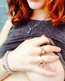 ginger-on-fire:  New piercing is fabulous 