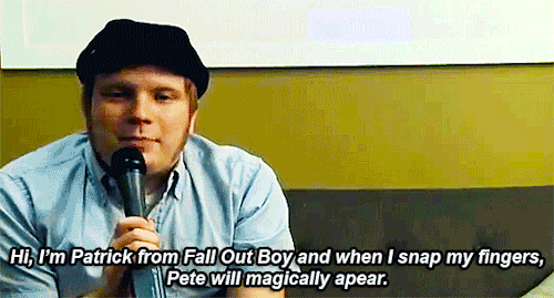 1833outboy:Kiss FM Fall Out Boy Soundcheck Contest Webisode 2 (x)