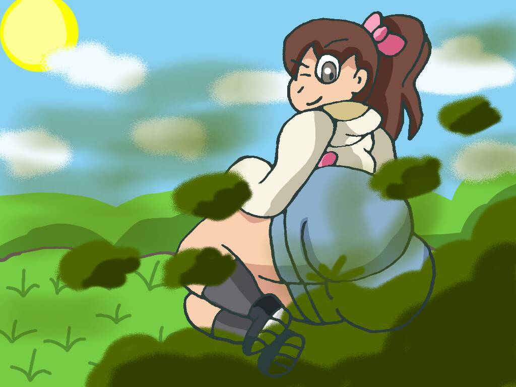 Girl Fart Cartoon