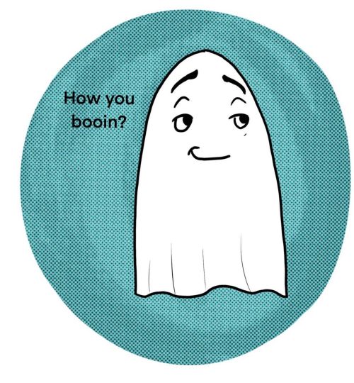 How you booin this spooky season? Hope you all are staying safe #artspam #art #drawing #ghost #stick