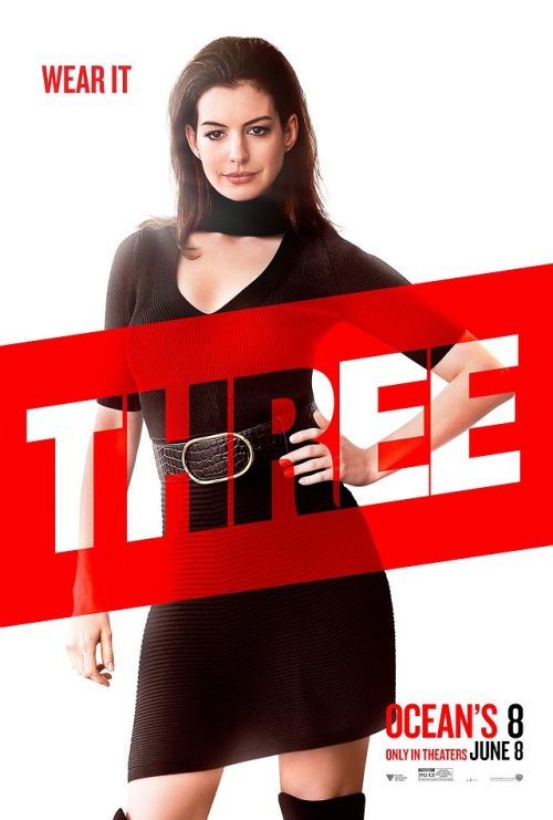 cateblanchettdailly:↳Exclusive character posters of Ocean’s 8 | The Ocean’s ladies in stepsDebbie Oc