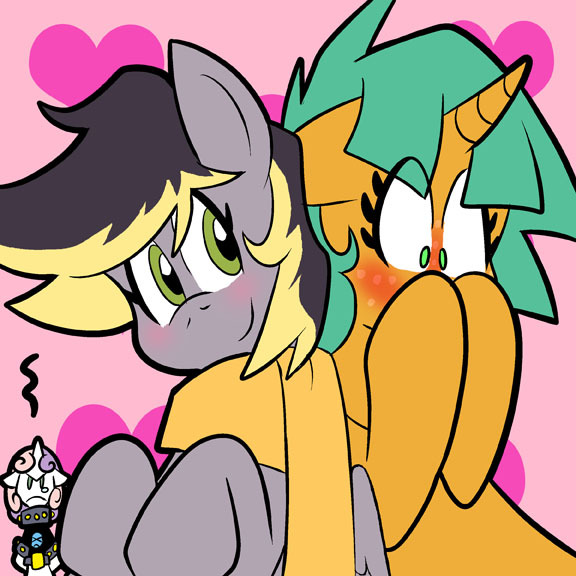 ask-glittershell:aero-replies: They’re so cute together.  I ship it.  Sorry,