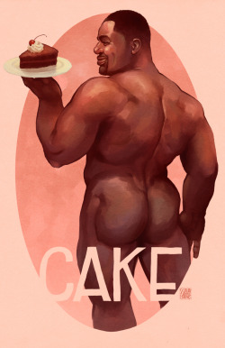 ryantheart:  ♢&quot;Chocolate Cake&quot; by @ryantheart♢  To go