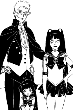 lady-nounoum:  Uzumaki Family : Sailor Moon