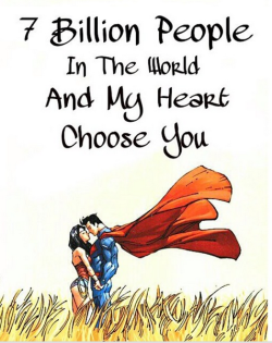 hellyeahsupermanandwonderwoman:  #SMWWweek #Superman #WonderWoman #Love via superman_ck