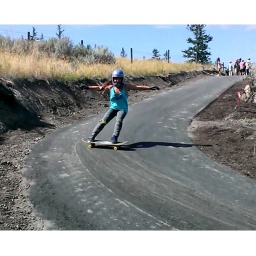 skatebagels: Fun at the Kamloops #longboardpark on my #loco33! Such a rad place! More parks like thi