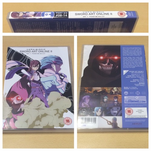 alltheanimeuk:  Looking forward to our release of Sword Art Online II: Part 2 on DVD? Here’s a glimpse of the finished product our on 28th December.Primary sleeve design (top set of images)Disc (bottom left image)Reversible sleeve design (bottom right