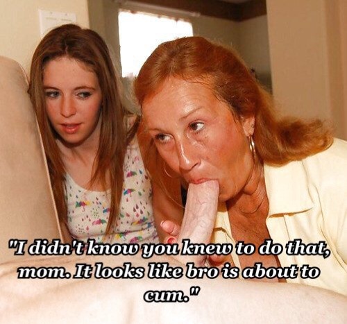 ginger-lust: Mom sister son Incest Captions  Find More Porn Blogs At PornBlogList.com