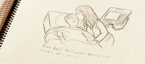 onceuponadaily:Emma made a wish not to be alone any longer…Emma defeated the dragon with a perfect b