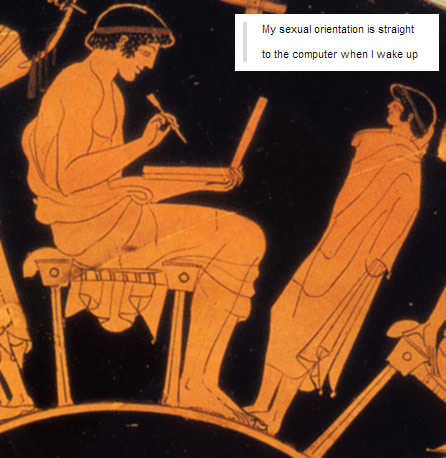 likeavirgil:Greek vase text posts