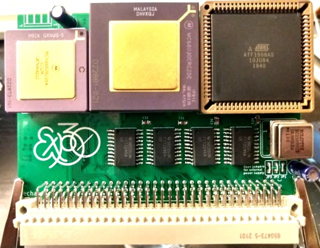 Exp30 assembled PCB - front