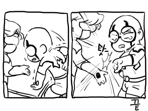 bee-tle-bee-tle:  two-cut cartoon