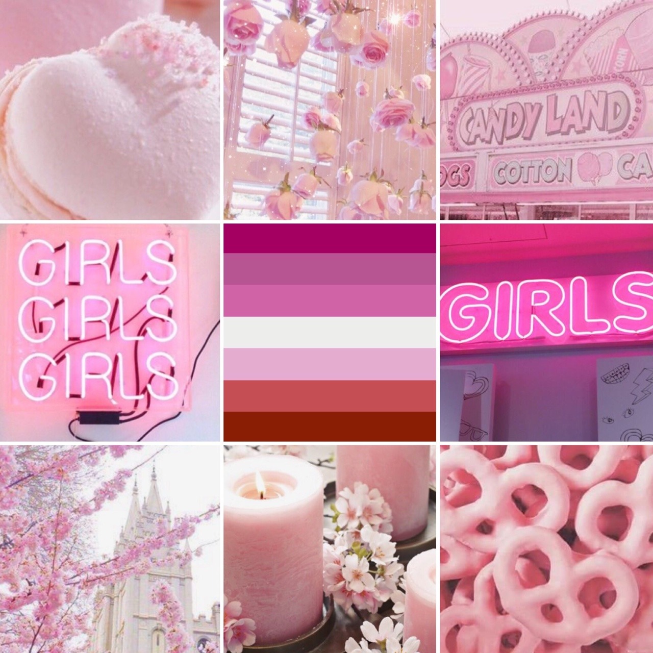 Lgbtq Moodboards — Pastel Pink Lesbian Moodboard For Anon Let Me 