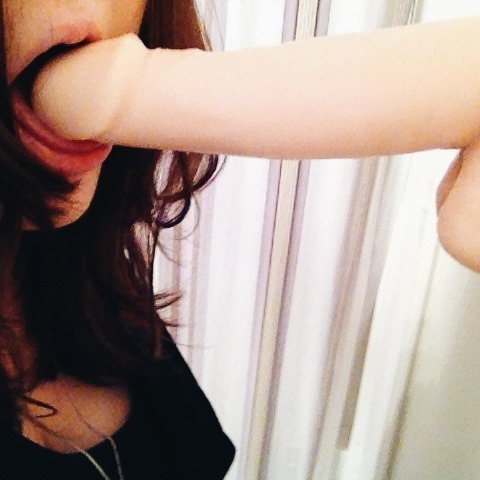 bruisedbbygirl:  as requested, here are some deepthroat photos, the toy is 7.5” (it’s from toydirty!!), ok bye 