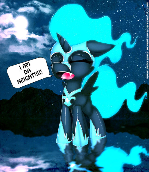 mlpfim-fanart:  .:Filly Nightmare Moon:. by gamermac  x3! D'aww~! >w<