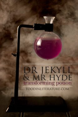 halloweencrafts:  DIY Transforming Dr. Jekyll and Mr. Hyde Transforming Potion Drink This is a very cool color transforming drink - part science, Halloween, and prop.  You are not changing the drink’s color by heating up the flask over an open flame,