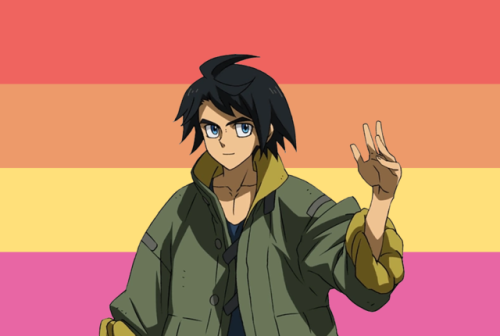mikazuki augus from mobile suit gundam: iron-blooded orphans deserves happiness!requested by @lookit