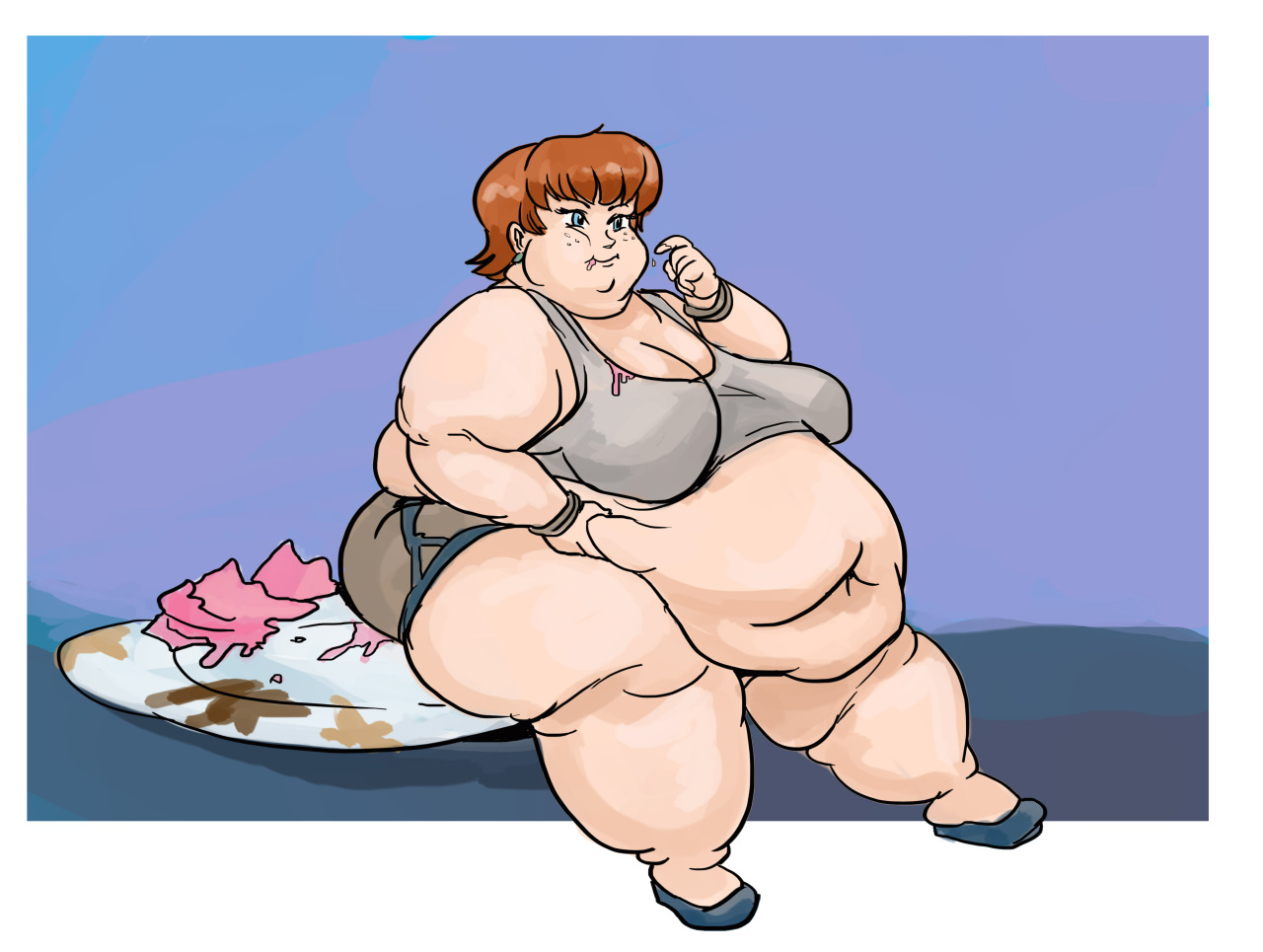 urg-urg-urg:  fatline:  Nalla’s Buffet Six part Sequence An ssbbw sequence commission