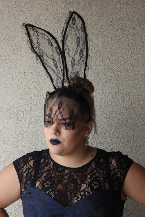 brooklynboobala:  steph—fierce:  Bunny Lace Chic Dress: City Chic  Ears: Domino Dollhouse Shoes: Steve Madden 