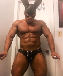 Black Muscle Ink Leather Kink