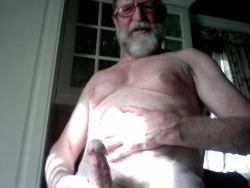 kneadmyballs:  Dad, in the dining room window. 