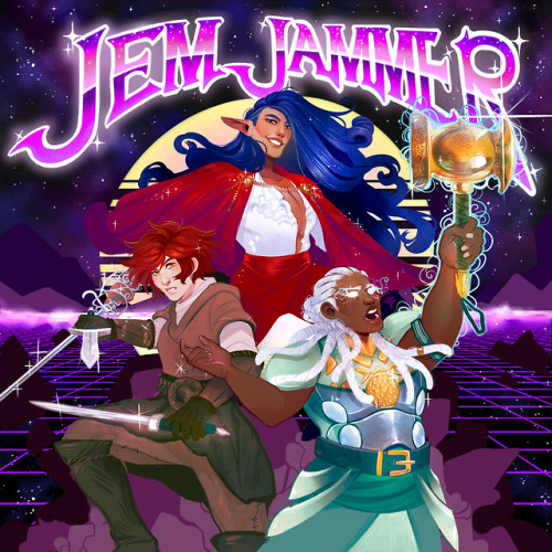 crookedrussiancam: We’re delighted to unveil Jemjammer’s new cover art by @doodlesfromthebird, with 