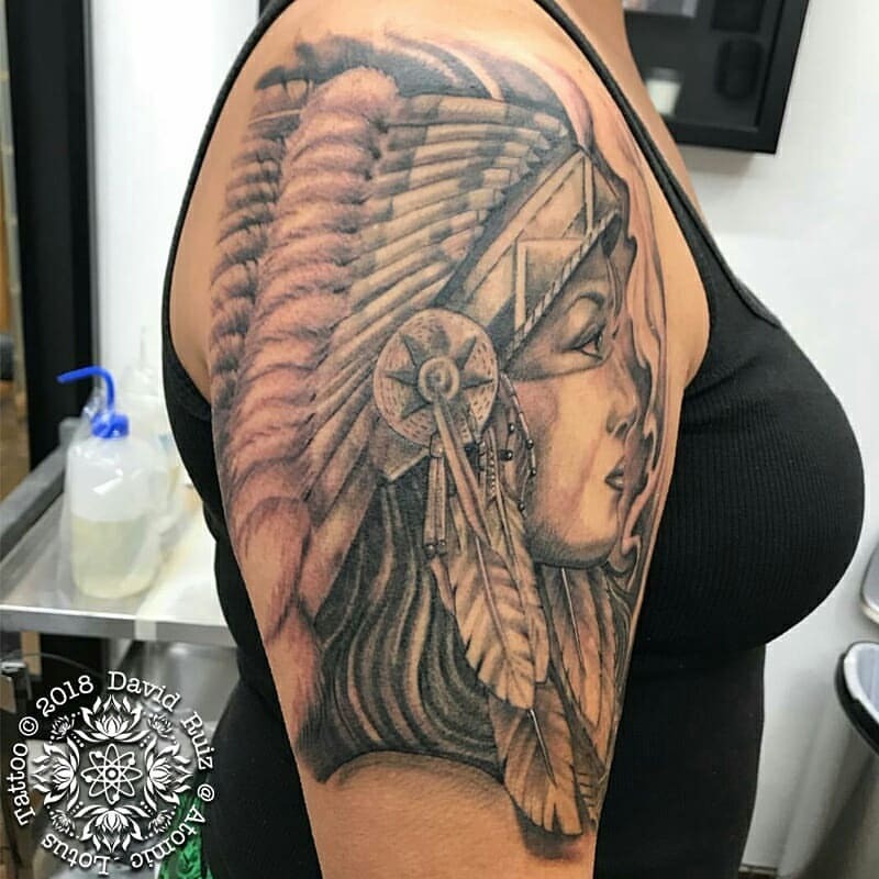 VRK Tattoo Art  Red Indians Tattoo represents the tribal  Facebook