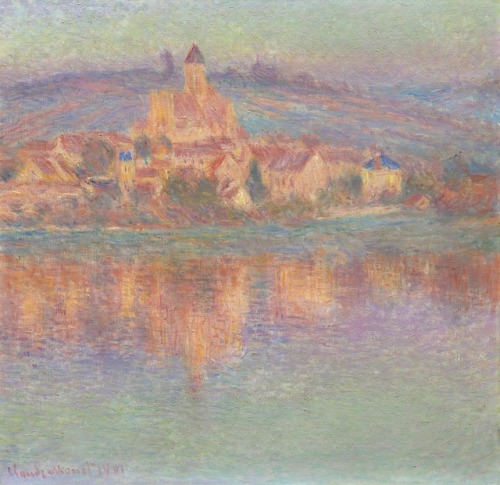 laclygrantham: Vétheuil, c. 1901,Claude Monet
