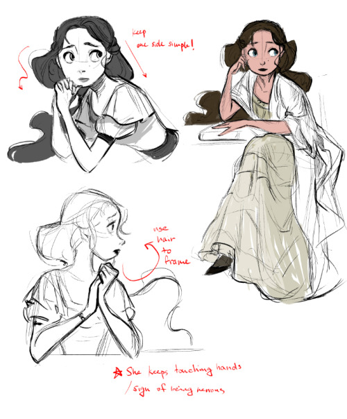 PHANTOM OF THE OPERA #4 PROCESS SKETCHES: CHRISTINE DAAEChristine’s ultimate role in the story is be