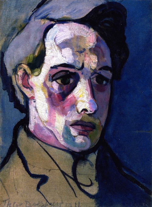 cavetocanvas: Theo van Doesburg, Self Portrait, 1911