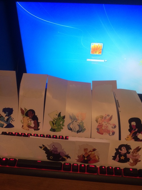 Porn Pics sinlesswolf:  I got more stickers @princessharumi