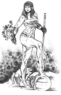 comicsman:  http://ift.tt/GDWxSl Big Barda By: Marcelo Di Chiara   Blog Deviant Art Twitter 