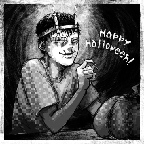 Happy Halloween! Here’s a dumbass Souichi making some curses and stuff. Love this dude. I