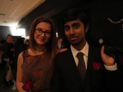 winter gala. first prom date ever. and it was the best one. ever. with roses. and running with high heels to be there on time. giving speech. therefore being brave. čista sreća. 