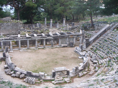 classicalmonuments: Theater of PrienePriene, Ionia, Turkey4th century BCE5,000 spectatorsThe imposin