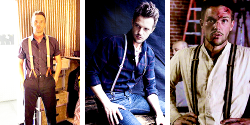 neon-flamingo:  Brandon in suspenders 