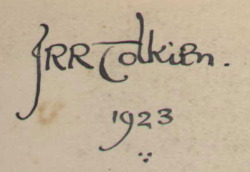 tolkienisms:   Tolkien’s Handwriting 