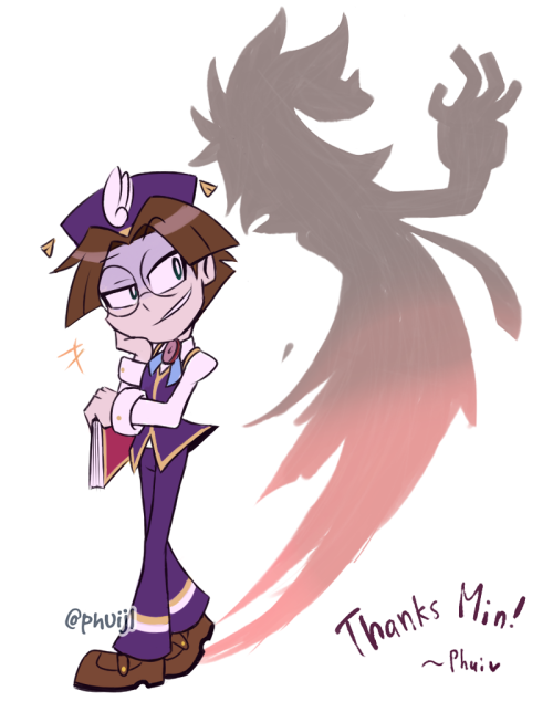 Quick doodle gift of Klug I drew for @marisexmas. Thanks for being a cool friend too!