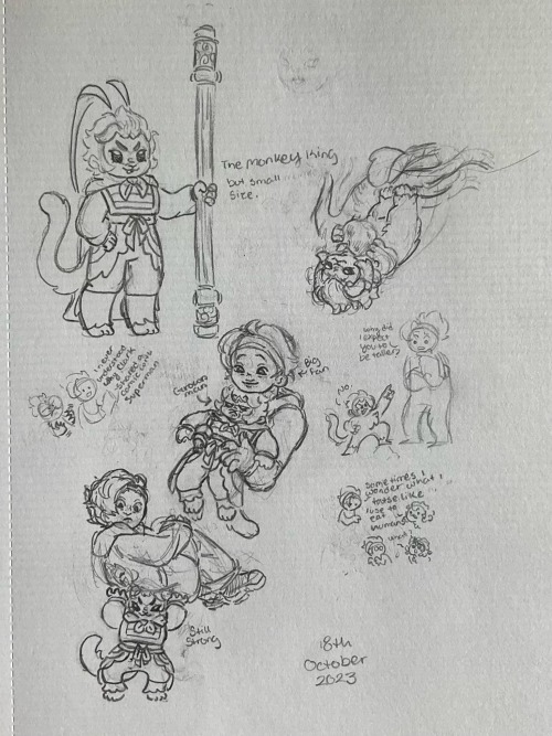 Sun Wukong But Make Him Small. Tiny, But Still The Same Dude. I Use To Watch The Overly Sarcastic Production