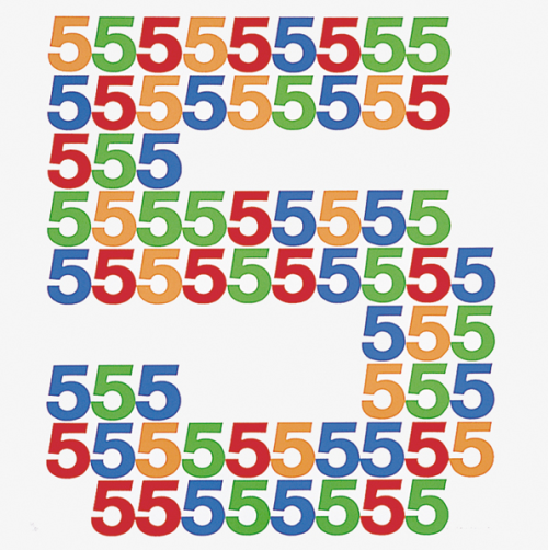Anton Stankowski, Numbers, 1970s. More to see; Edition Domberger. The artwork was done as a project 