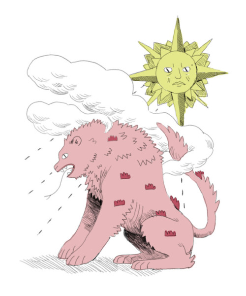 fernscare:a slew of goofy heraldic lions 