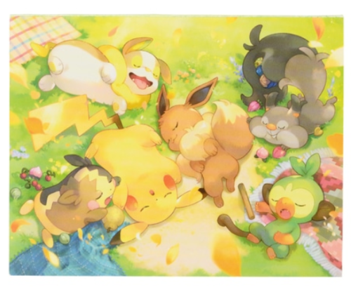 Pokemon “Lie down” collection, released June 2021   Sticky note booklet set– 770 yenClear fold