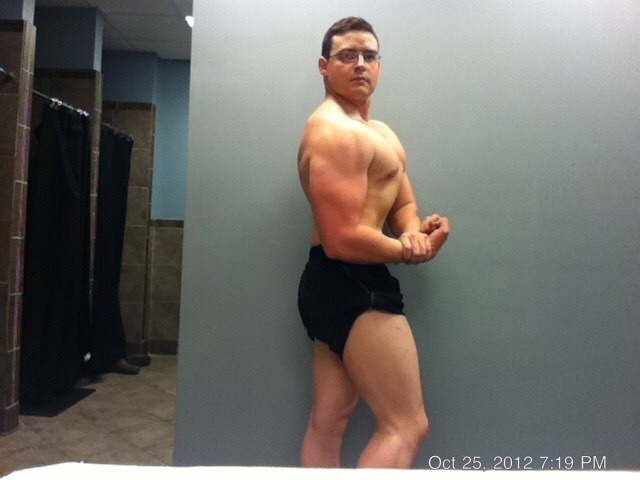 I think I’ve posted the one on the left before but here I am in all my “glory.”