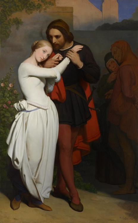 loumargi - Marguerite and Faust in the Garden, Ary Scheffer (1846)...