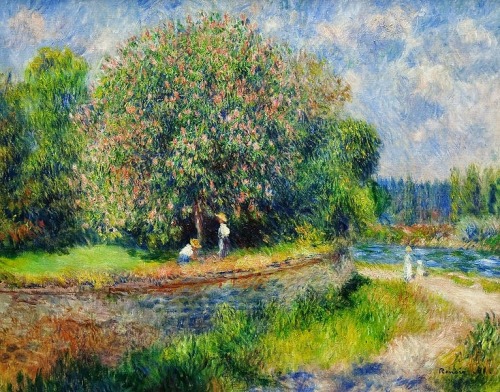 Notable Chestnut Trees ….Chestnut Trees and Farmstead of Jas de Bouffan - Paul Cézanne 1876Ch
