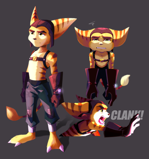 I’ve been replaying Ratchet and Clank lately and wanted to draw Ratchet.