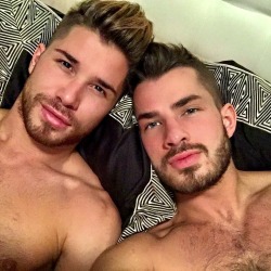 nothingbetterthanaman: Complicity (models: Cheyenne Parker &amp; Anthony Pecararo)  Double trouble.