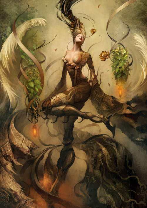 awesomedigitalart:  Kinnaree by SARYTH