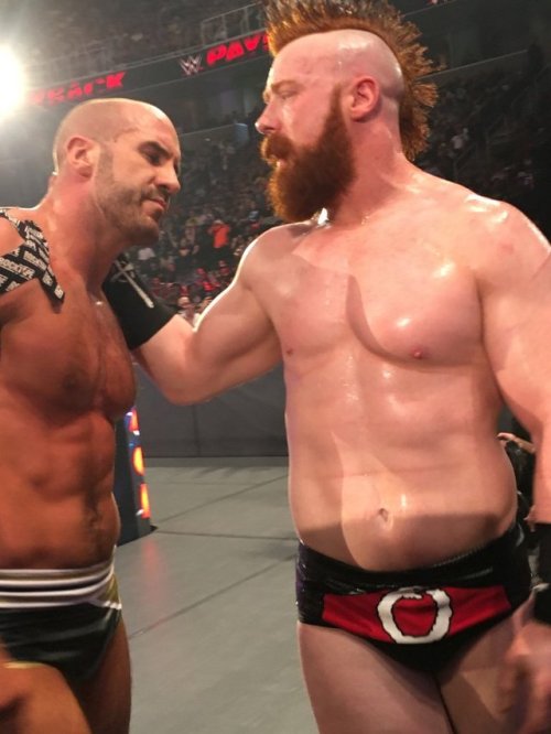 deidrelovessheamus:  Awesome pics from last night of Sheamus and Cesaro. The last 3 are from @GuyinGreenWWE on twitter.